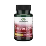SWANSON RESVERATROLIS 250, 250 mg, 30 kapsulių