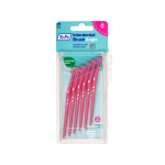 TEPE tarpdančių šepetėliai ANGLE, 0,4 mm, rožinė spalva, 6 vnt.