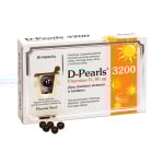 D-PEARLS 3200 vitaminas D3, 80 mcg, 80 kapsulių
