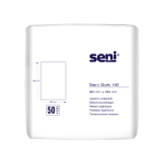 SENI SOFT HE vienkartinės paklodės, 60 x 90 cm, 50 vnt.