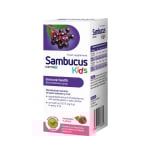SAMBUCUS sirupas KIDS, aviečių skonio, 120 ml