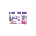 NUTRIDRINK MULTI FIBRE, braškių skonio, 4 vnt.