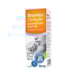 BRONTEX, 7,5mg/ml, 100 ml ir matavimo taurelė, geriamieji lašai, tirpalas, N1