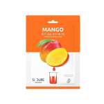 5C CURE lakštinė veido kaukė su mangų ekstraktu, 1 vnt.