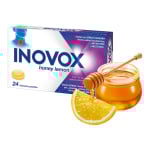 INOVOX HONEY LEMON, 2mg/0,6mg/1,2mg, kietosios pastilės, N24