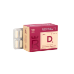 REXSAVIT LIPO D3 2000, 50 kietųjų kapsulių