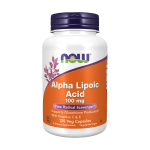 NOW ALPHA LIPOLIC ACID, 100 MG, 120 kapsulių