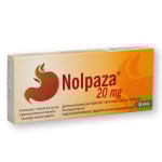 Nolpaza, 20mg, Skrandyje neirios tabletės, N7