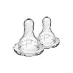 DR. BROWN'S siauro kaklelio silikoniniai žindukai neišnešiotiems naujagimiams, 2 vnt.