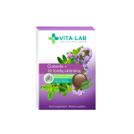 VITA-LAB kietosios pastilės gerklei Čiobrelis+ 20 žolelių ekstraktų, 12 pastilių