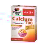 DOPPEL HERZ AKTIV CALCIUM 700 + VITAMIN D3, 30 tablečių