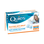 QUIES apsauginiai ausų kištukai iš skaidraus silikono, 3 poros