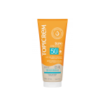 TOPICREM drėkinamasis apsauginis losjonas SPF50+, SUN PROTECT, 200 ml
