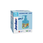 JORDAN vaikiška dantų pasta su dozatoriumi, 0-5 m., švelnaus braškių skonio, 150 ml