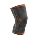 ORLIMAN SPORT elastinis kelio įtvaras su plastikiniais sutvirtinimais ir geliniu girnelės žiedu OS6211, M/2, 1 vnt.