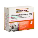 GLUCOSAMIN-RATIOPHARM, 1,5g, milteliai geriamajam tirpalui, N20