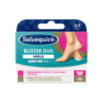 SALVEQUICK „Blister Duo Heels“ pleistrų rinkinys kulnams, 6 vnt.