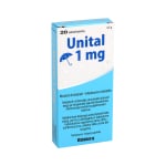 UNITAL 1 mg, 20 plėvele dengtų tablečių