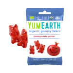 YUMYUM ekologiški  guminukai YUMEARTH, granatų skonio, 50 g