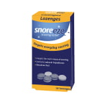SNOREEZE čiulpiamos pastilės nuo knarkimo, mėtų skonio, 16 čiulpiamų tablečių