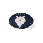 BOCIOLAND vyšnių kauliukų pagalvėlė juoda lokys, 1 vnt.