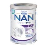 NESTLE pradinio maitinimo pieno mišinys kūdikiams NAN EXPERTPRO HA 1, nuo gimimo, 400 g+specialus dozavimo šaukštelis