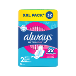 Higieniniai paketai ALWAYS Ultra Super Plus, S2, 32 vnt.