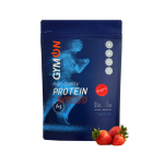 GYMON išrūgų baltymų kokteilis PROTEIN WPC 80, braškių skonio, 1 kg