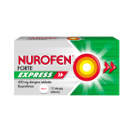 NUROFEN FORTE EXPRESS, 400mg, dengtos tabletės, N12