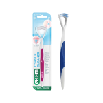 G.U.M. liežuvio valiklis 2 in 1, grandiklis su šepetėliu  1VNT., 1 vnt.