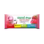 DENTI-POP ledinukas su vitaminais C ir D, aviečių skonio, 1 vnt.