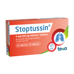 STOPTUSSIN, 4mg/100mg, Tabletės, N20