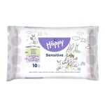 HAPPY drėgnos servetėlės vaikams SENSITIVE ALOE VERA, 10 vnt.