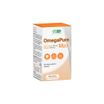 OMEGA PURE MAX koncentruoti žuvų taukai, 60 minkštų kapsulių