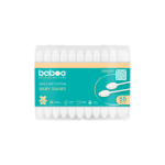 BABOO® medvilniniai ausų krapštukai su apsauga, 55 vnt, 55 vnt.