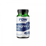 RAW POWDERS Bioaktyvus magnis su vitaminu B6 PLUS, 60 Kapsulės