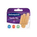 SALVEQUICK FAMILY MIX pleistrų rinkinys visai šeimai, 26 vnt.