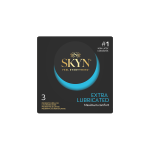 LIFESTYLES prezervatyvai SKYN EXTRA LUBE, 3 vnt.