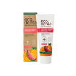 ECODENTA vaikiška dantų pasta be fluoro ORGANIC, sultingų vaisių skonio, 75 ml