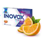 INOVOX ORANGE, 2 mg / 0,6 mg / 1,2 mg, kietosios pastilės, N24