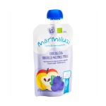 MARMALUZI ekologiška obuolių ir mėlynių tyrelė, nuo 4 mėn., LT-EKO-001, 90 g