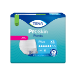 TENA sauskelnės kelnaitės PANTS PLUS, XS dydis, 14 vnt.