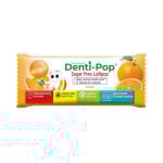 DENTI-POP ledinukas su 12 vitaminų ir 2 mineralais, apelsinų skonio, 1 vnt.