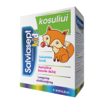 SALVIASEPT KIDS ledinukai nuo kosulio, nuo 3 m. 60g, 6 vnt.