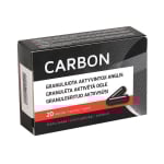 CARBON granuliuota aktyvintoji anglis, 20 kapsulių