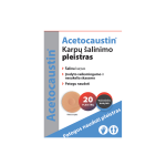 ACETOCAUSTIN Karpų šalinimo pleistras, 20 pleistrai