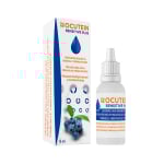 OCUTEIN drėkinamieji akių lašai su hialuronu ir mėlyniu ekstraktu SENSITIVE PLUS, 15 ml