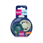 LOVI silikoniniai dinaminiai čiulptukai Prime,  Pistachio/Green,  6-18m,  2 vnt.,  34/414, 2 vnt.