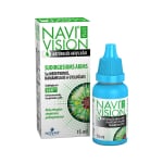 NAVIVISION PLUS natūralūs akių lašai sudirgusioms akims, 15 ml