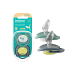BABOO® Calmy silikoninis ortodontinis čiulptukas su sterilizavimo dėžute, Lagoon Fiesta, 6+ mėn, 2 vnt.